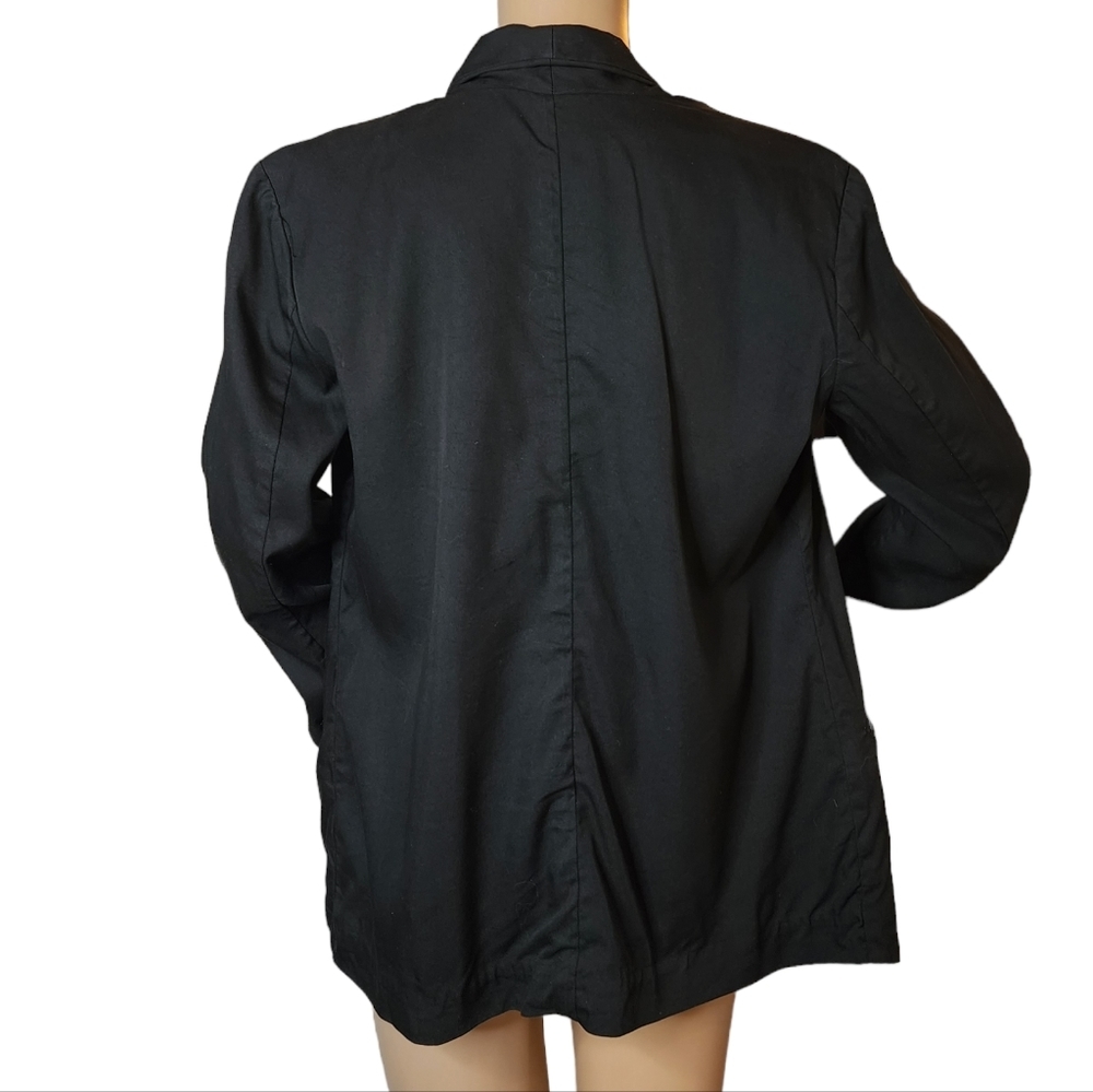 Hatch Maternity Black Open Front Drape Blazer. Po… - image 6